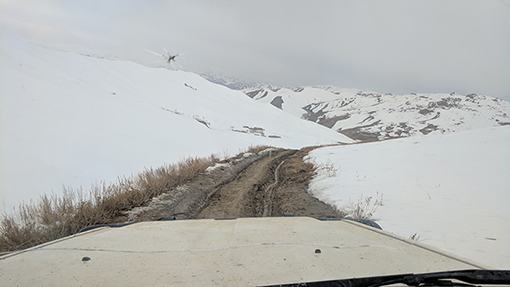 photo of Central Asia road