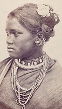 image of Oraon woman 1868
