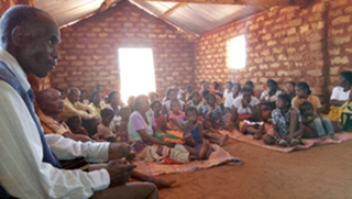 photo of Malagasy church service