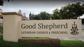 Good Shepherd Lutheran Church sign