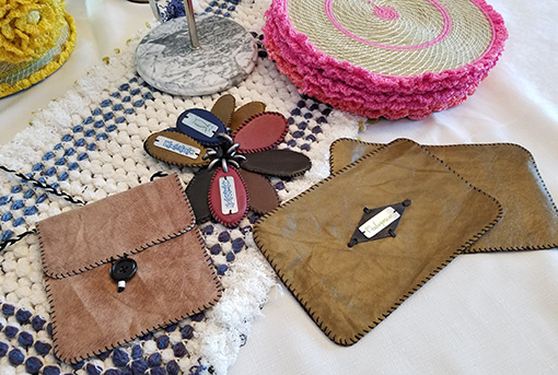 photo of handcrafted leather items