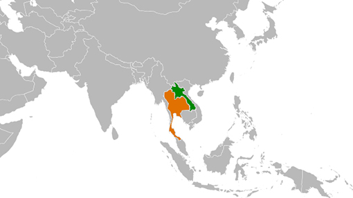 Southeast Asia global view map