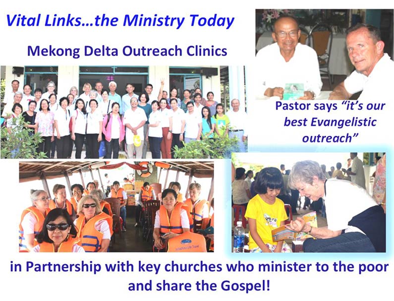 4 photos of Mekong Delta people at clinics