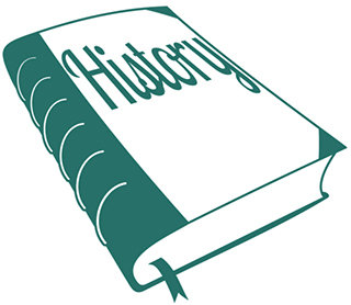 outline graphic of green book with title 