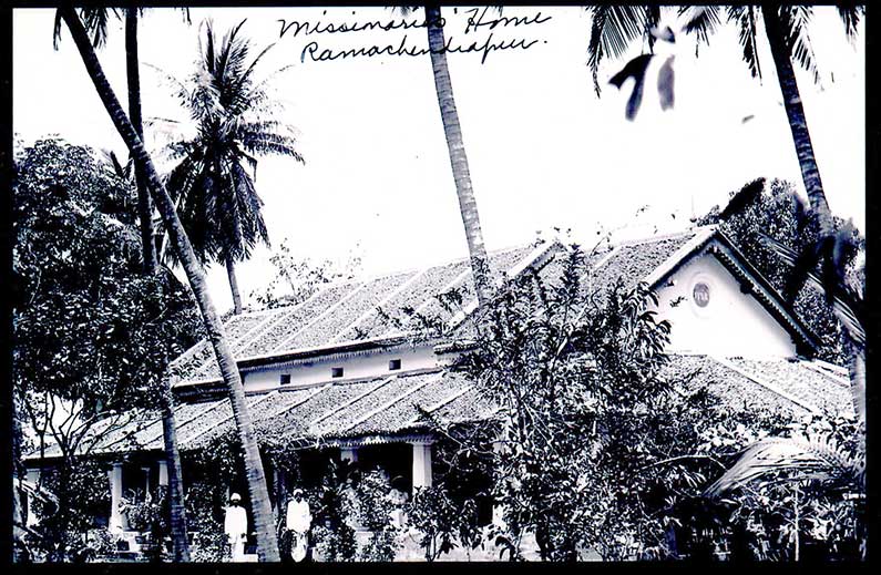 Vintage photo of home in India