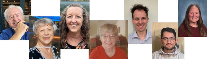 headshots of 7 people