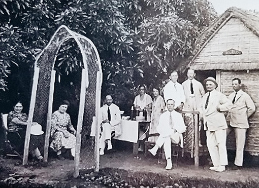 vintage photo of group of missionaries in Madagascar